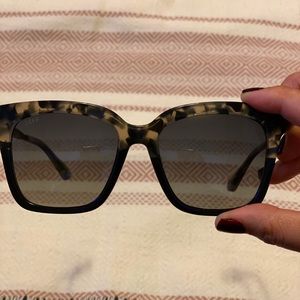 DIFF EYEWEAR Bella Leopard Gray Fage/Gray